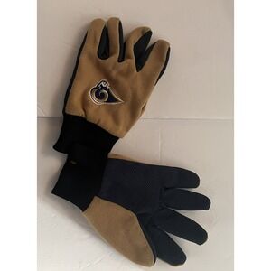 NFL St Louis Rams Knit FOCO‎ Grip Tips Gloves, Stretch Fit